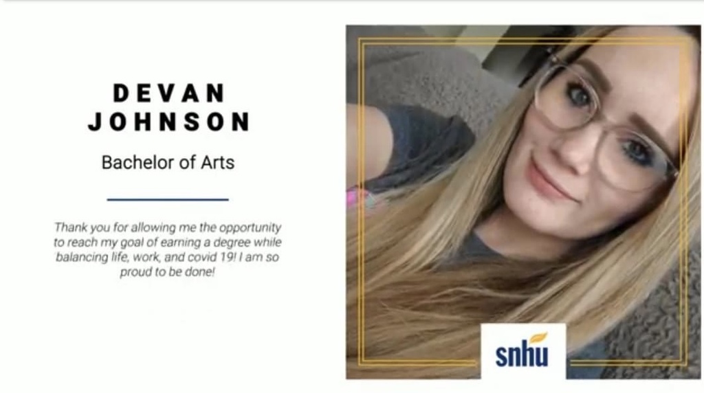 Congrats to Devan Johnson!