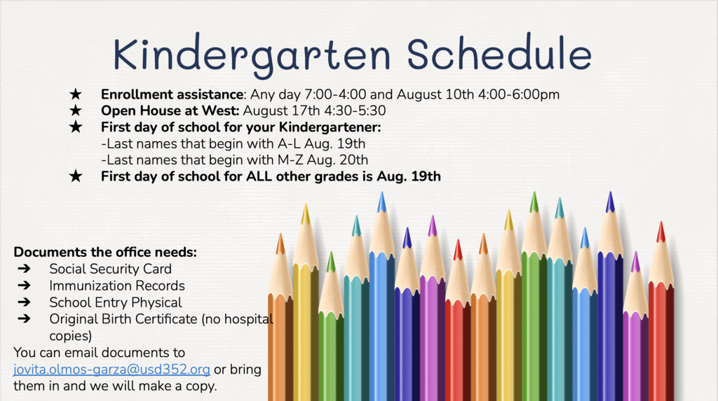 kinder schedule 21-22