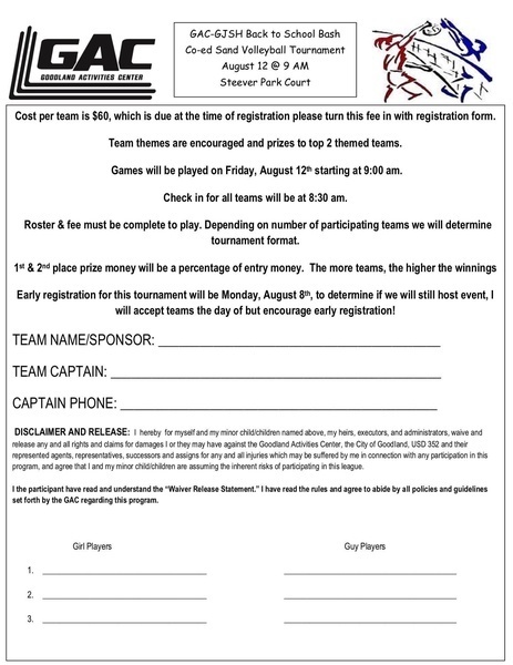 volleyball sign up