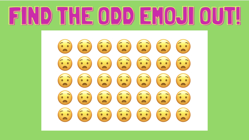 Find the Odd Emoji Out Video